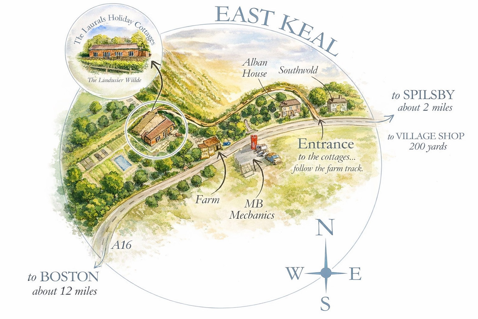 Directions to The Stables